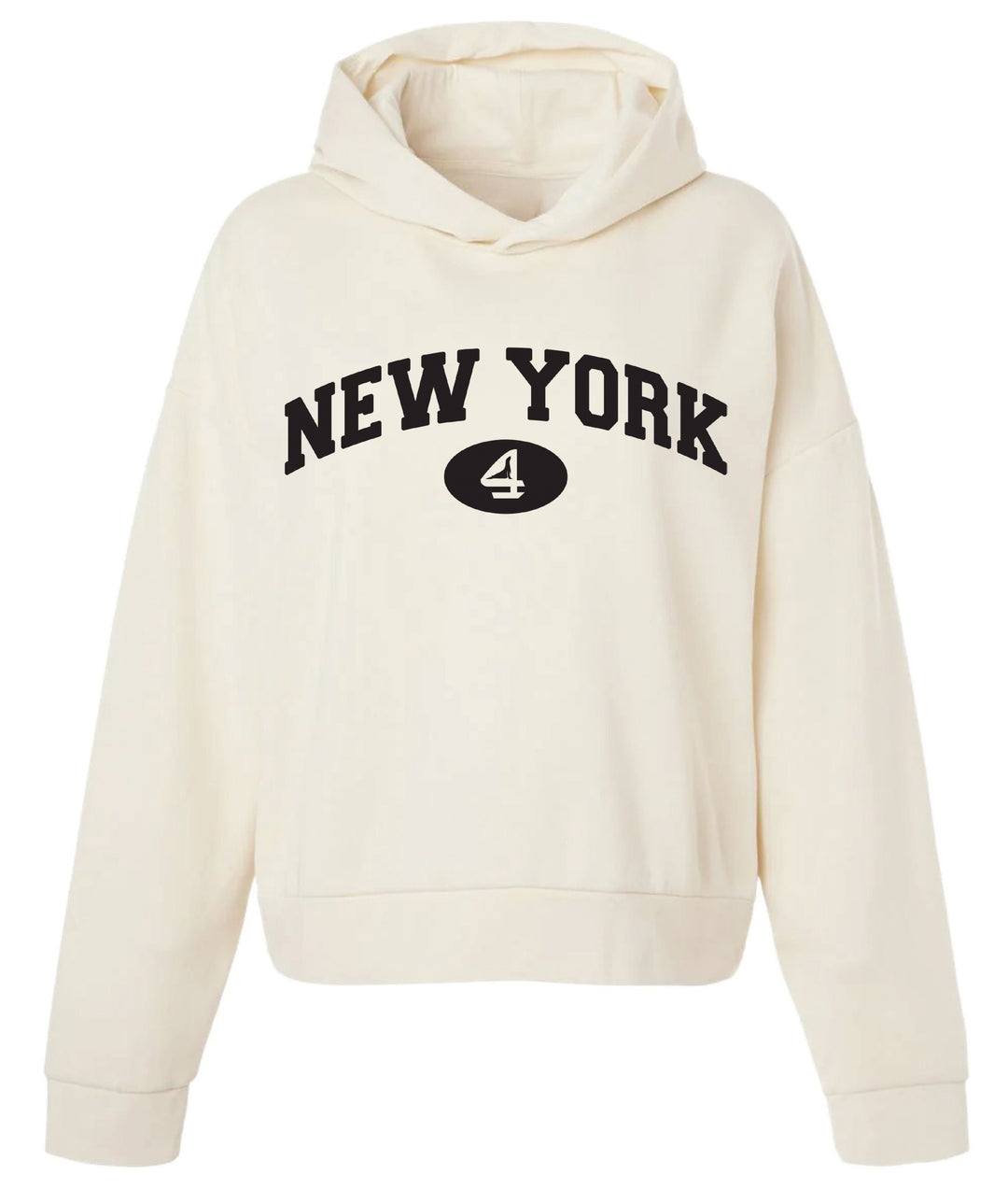 Buoy 4 New York Women's Wave Wash Cropped Hoodie