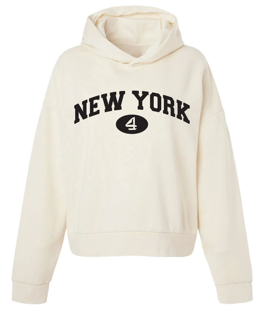 Buoy 4 New York Women's Wave Wash Cropped Hoodie
