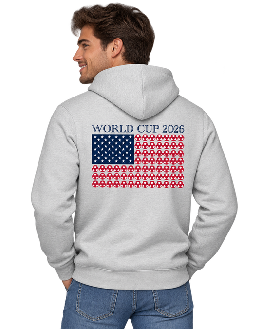 WORLD CUP SOCCER FLAG HOODIE