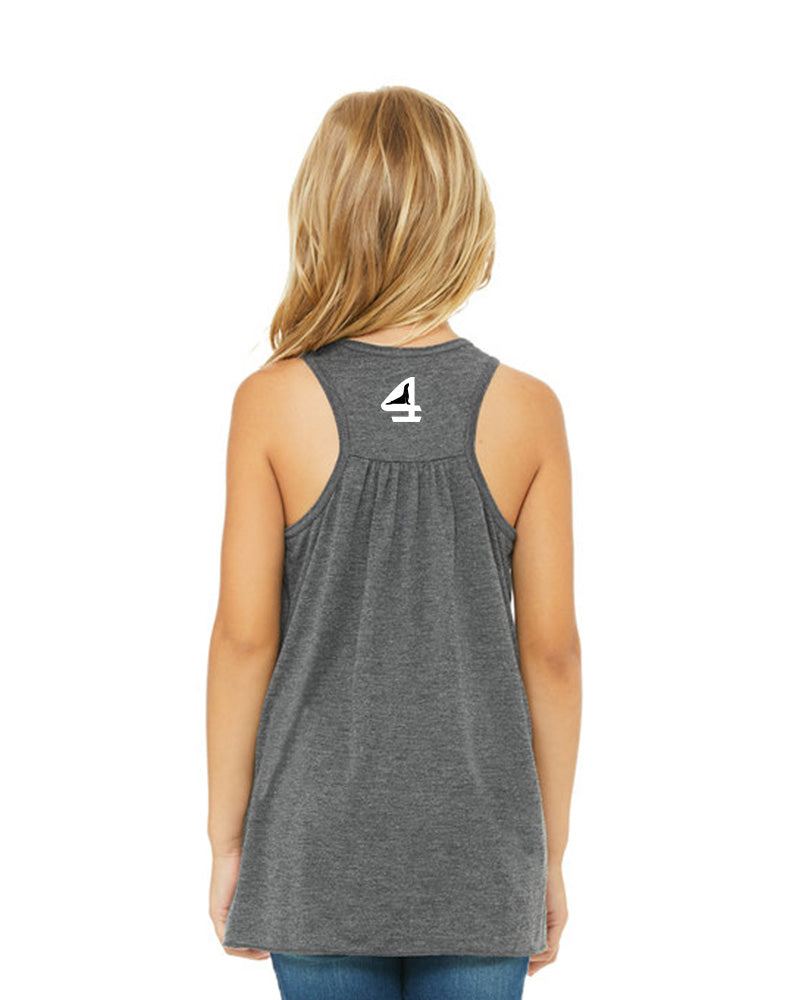 True Blue Girl's Youth Racerback Tank