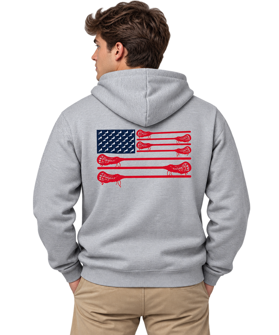 reLAX By The Sea - USA Full-Zip Hoodie