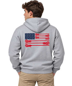 reLAX By The Sea - USA Full-Zip Hoodie