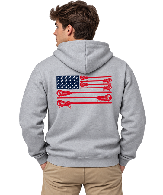 reLAX By The Sea - USA Full-Zip Hoodie