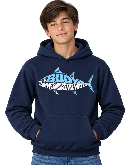 BUOY4 WE CHOOSE THE WATER TUNA HOODIE