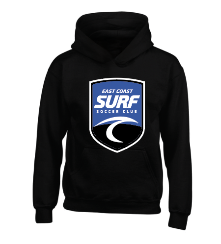 East Coast Surf Soccer Club Logo Hoodie