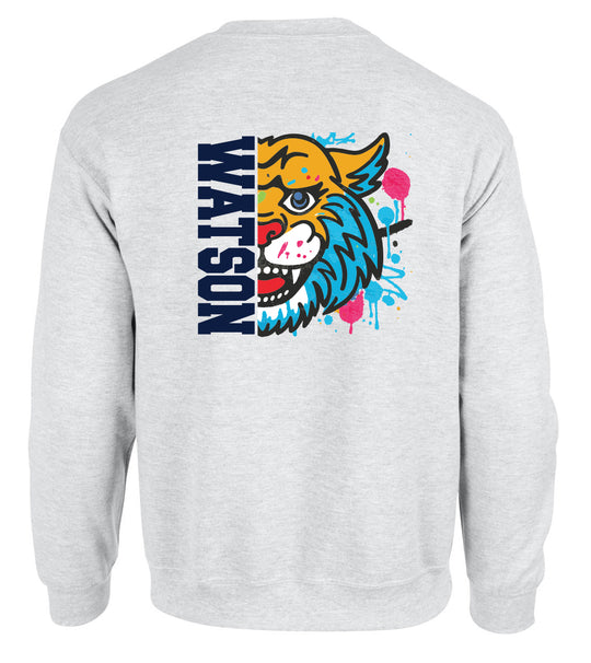 WATSON ELEMENTARY WILDCATS Spirit CrewNeck Sweatshirt