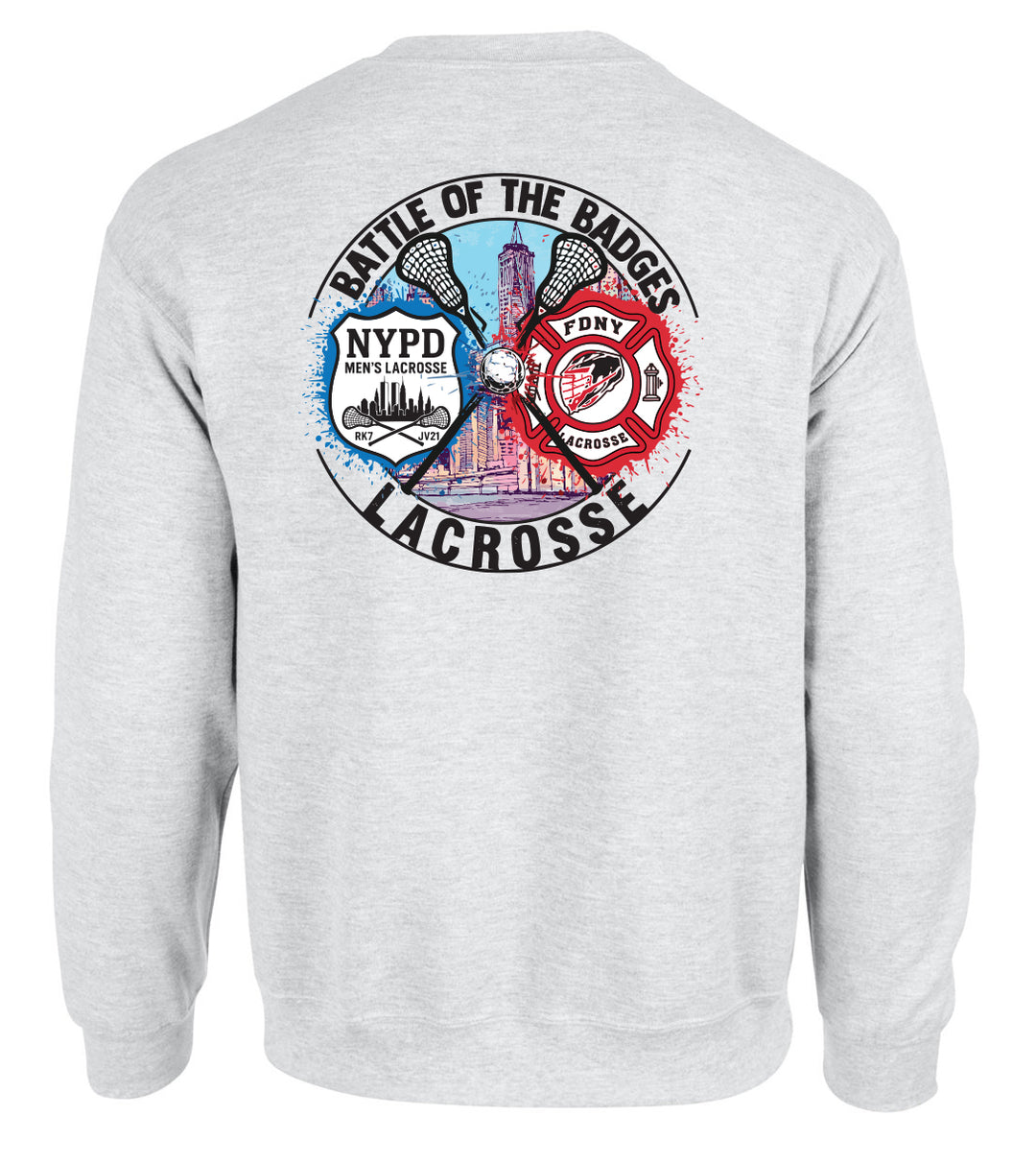 BATTLE OF THE BADGES CREWNECK