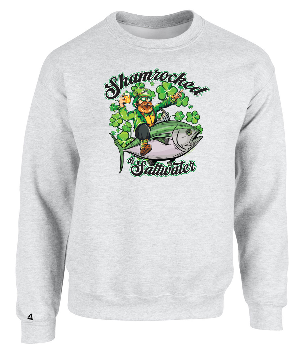 Shamrocked and Saltwater Crewneck Sweatshirt