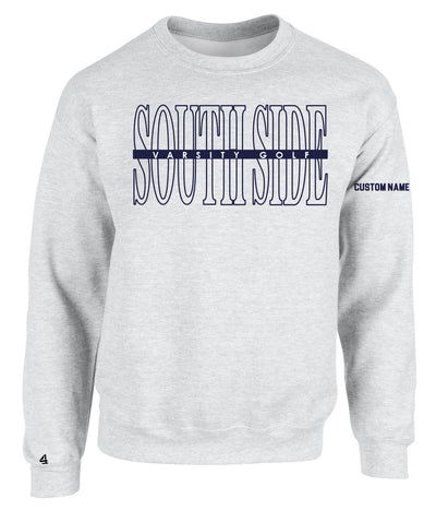 South Side Girls Golf Crewneck Sweatshirt custom embroidery name