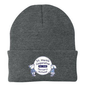 St. Mark's Nursery School Toddler embroidered beanie