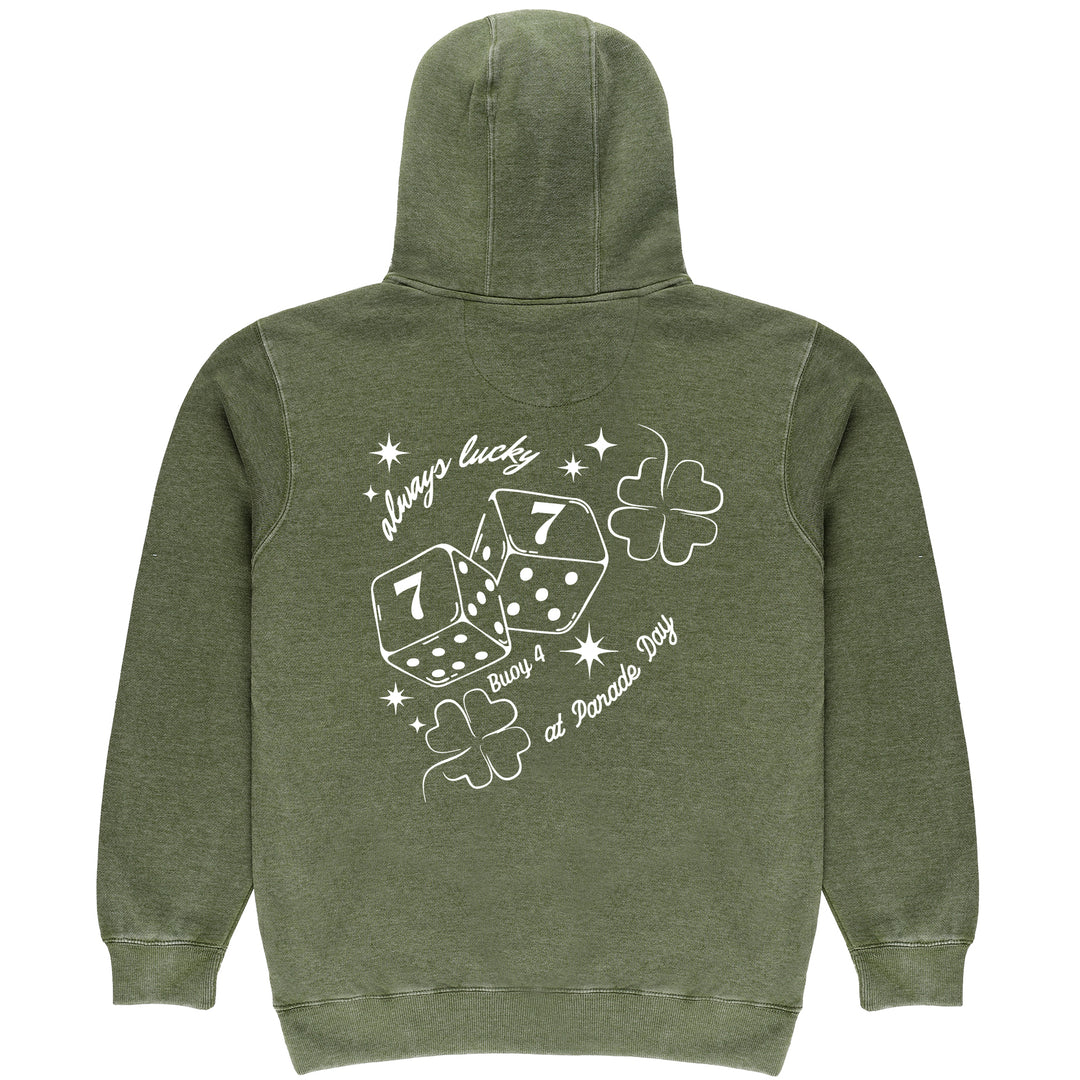 BINGHAMTON IRISH DAY LUCKY CHARM VINTAGE HOODIE