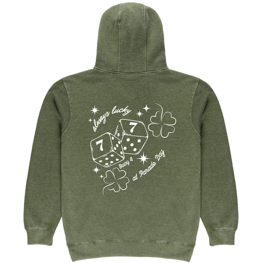 BINGHAMTON IRISH DAY LUCKY CHARM VINTAGE HOODIE