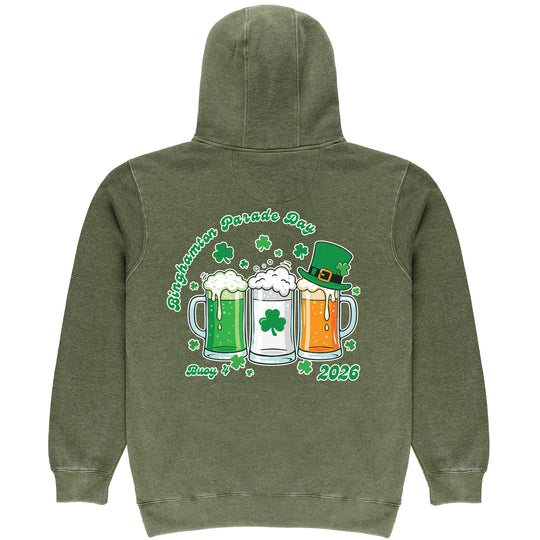 BINGHAMTON IRISH DAY CHEERS VINTAGE HOODIE