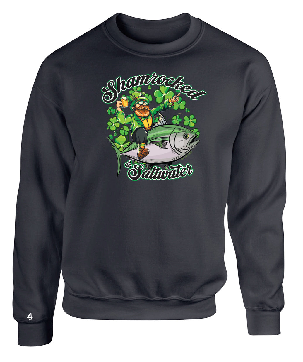 Shamrocked and Saltwater Crewneck Sweatshirt
