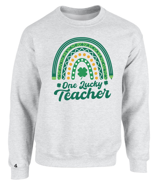 Lucky Teacher Buoy4 Crewneck Sweatshirt