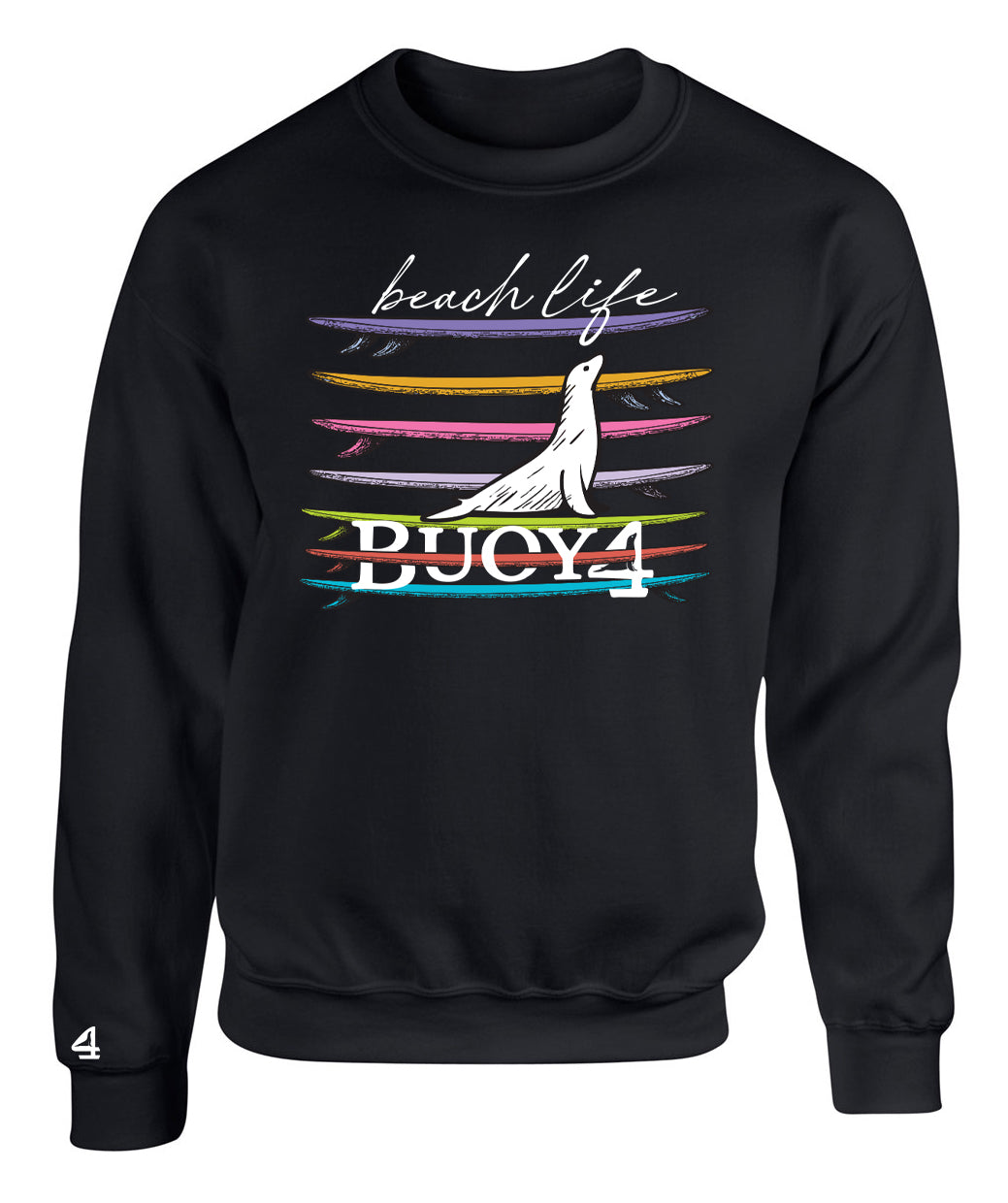 Buoy 4 Beach Life Crewneck Sweatshirt