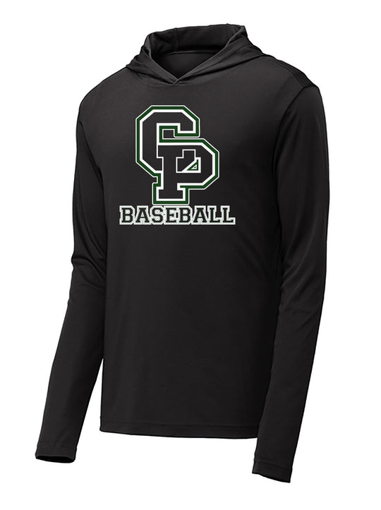 CARLE PLACE BASEBALL Performance Long Sleeve hooded Shirt
