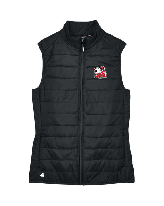 PLAINEDGE BOBCATS EMBROIDERED Women's Packable Puffer Vest