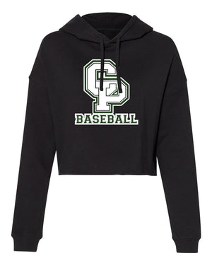 CARLE PLACE BASEBALL Women’s Lightweight Crop Hoodie