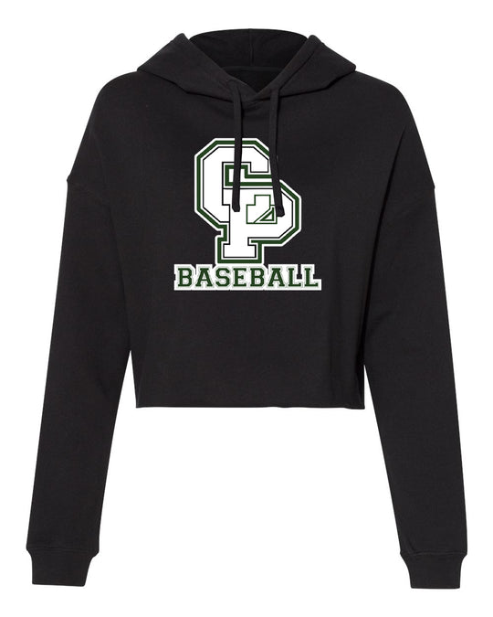 CARLE PLACE BASEBALL Women’s Lightweight Crop Hoodie