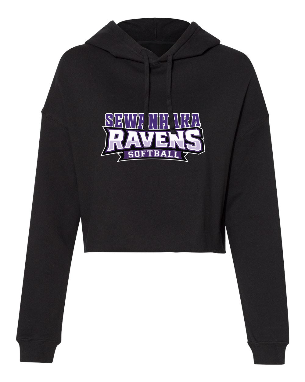 Sewanhaka Softball lightweight cropped hoodie