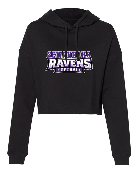 Sewanhaka Softball lightweight cropped hoodie