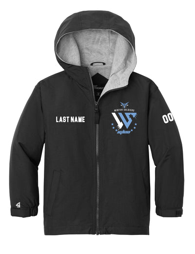 Winter Soldiers Igloo Youth Lacrosse Full-Zip Embroidered hooded Jacket