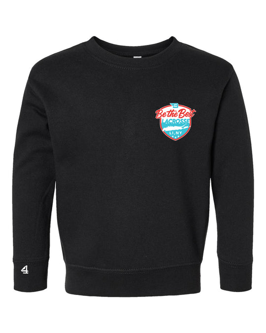 BTB "Be the Best" Girls Team toddler crewneck