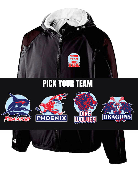 FUTURE LACROSSE Embroidered Youth Hooded Jacket