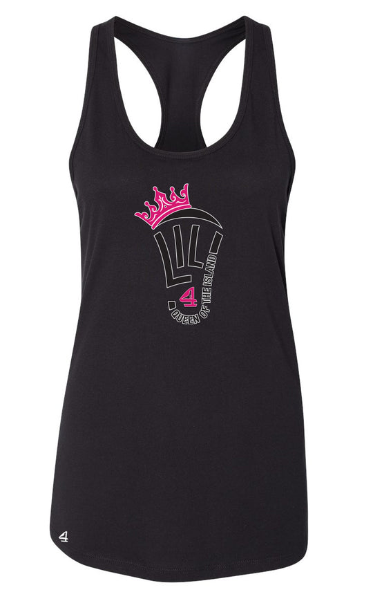 LILJ QUEEN OF THE ISLAND Racerback Tank