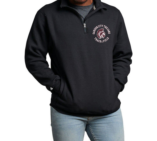 Garden City Track and Field Embroidered Dri-Power 1/4 Zip