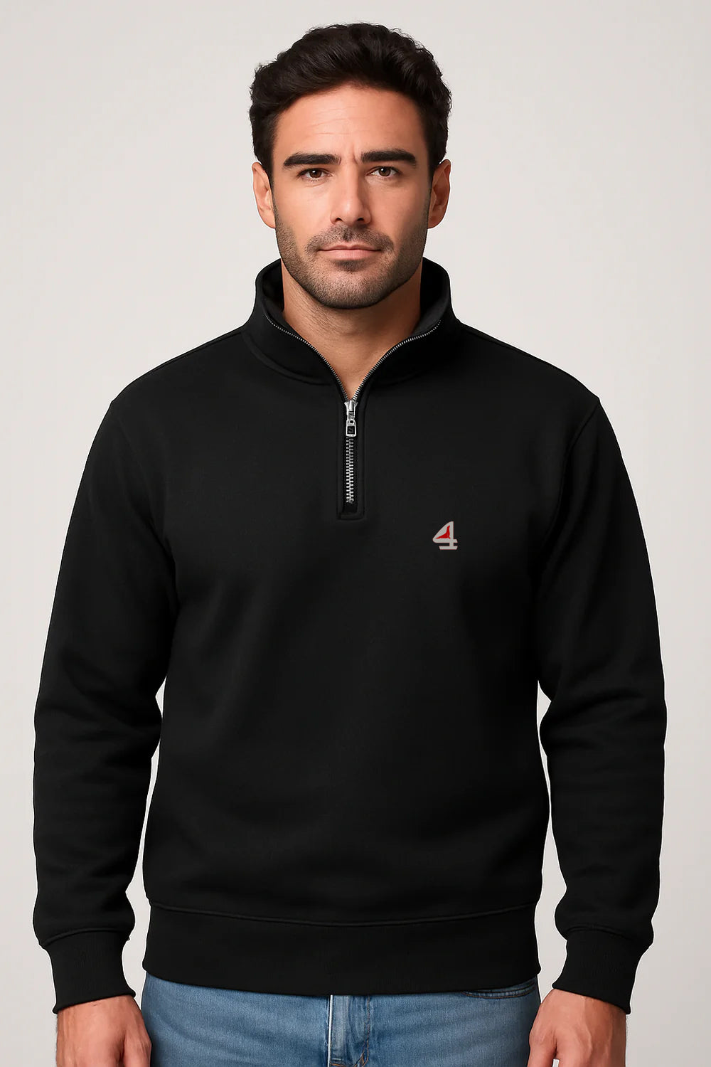 The Islander - 1/4 Zip Fleece Blend - Navy