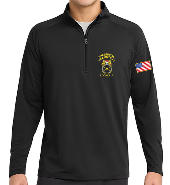 THEATRICAL TEAMSTERS EMBROIDERED 1/4 ZIP