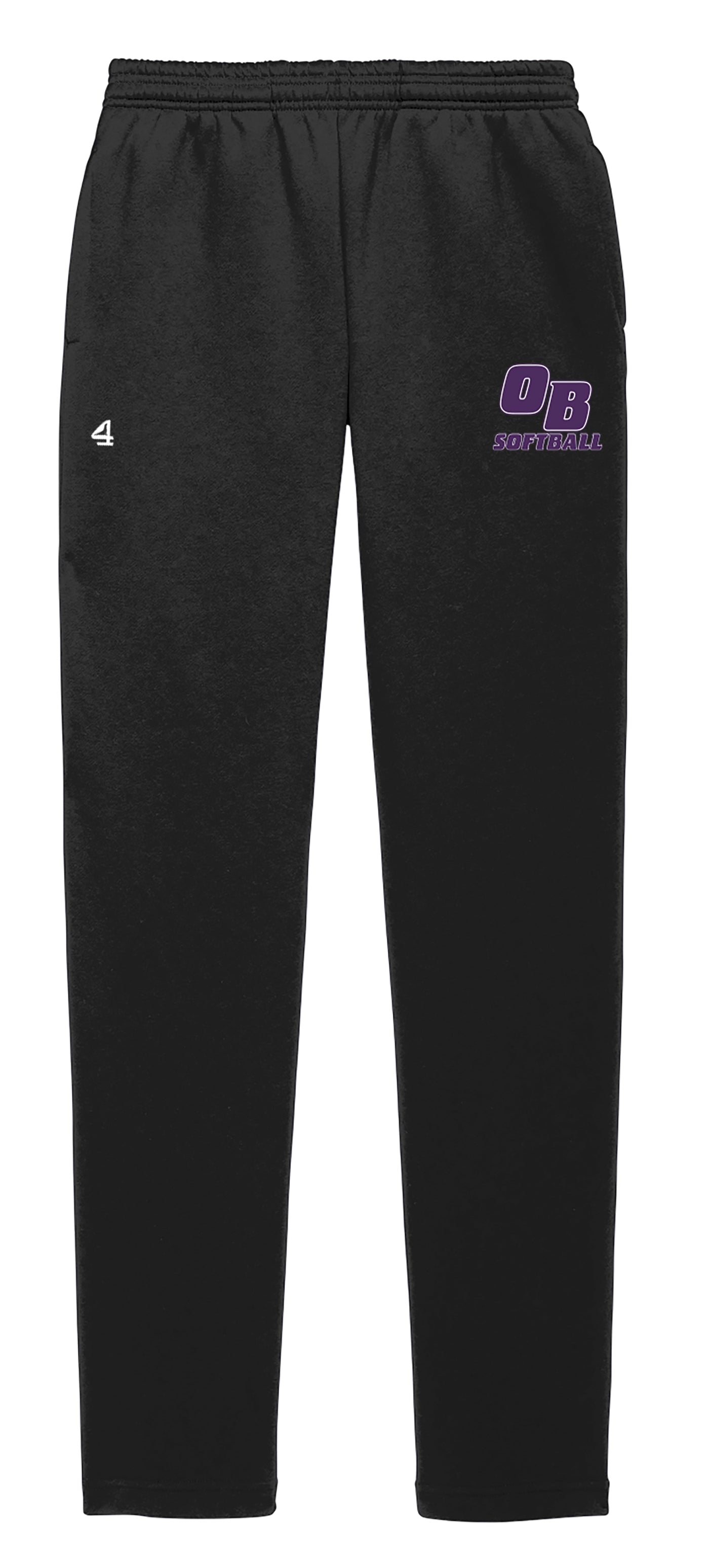 OYSTER BAY SOFTBALL Open Bottom Sweatpants