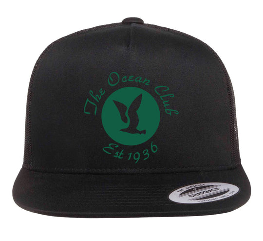 The Ocean Club PRINTED Classic Five Panel Trucker Cap