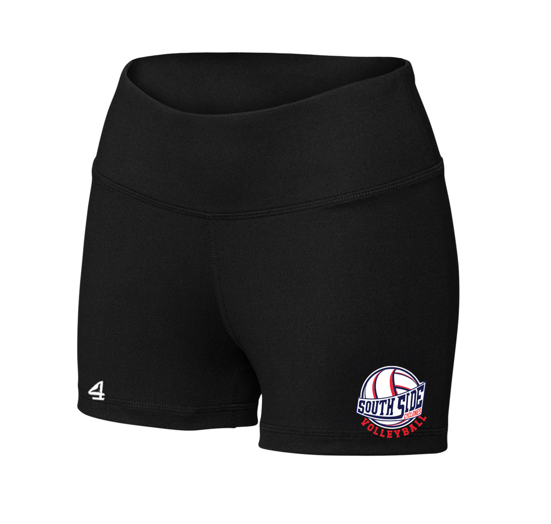 South Side High School Girls Volleyball womens compression shorts