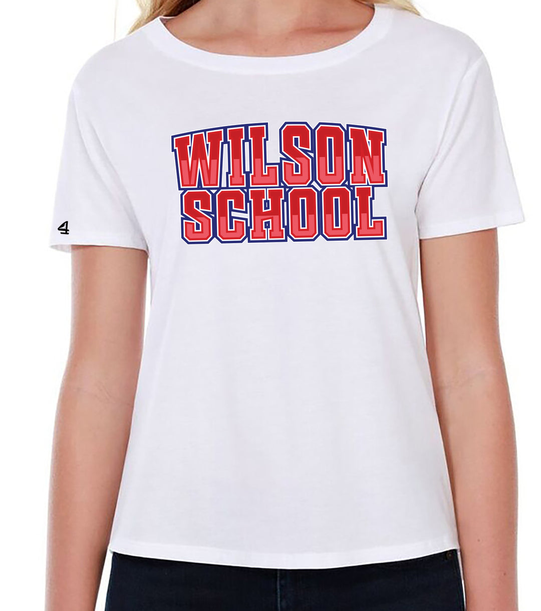 Wilson Elementary Boxy High Low T-shirt