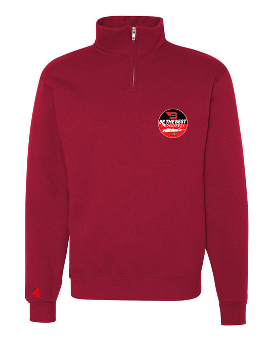 BTB "Be the Best" Boys Team collard 1/4 zip sweatshirt