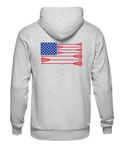 All Long Island Games American LAX Flag Hoodie