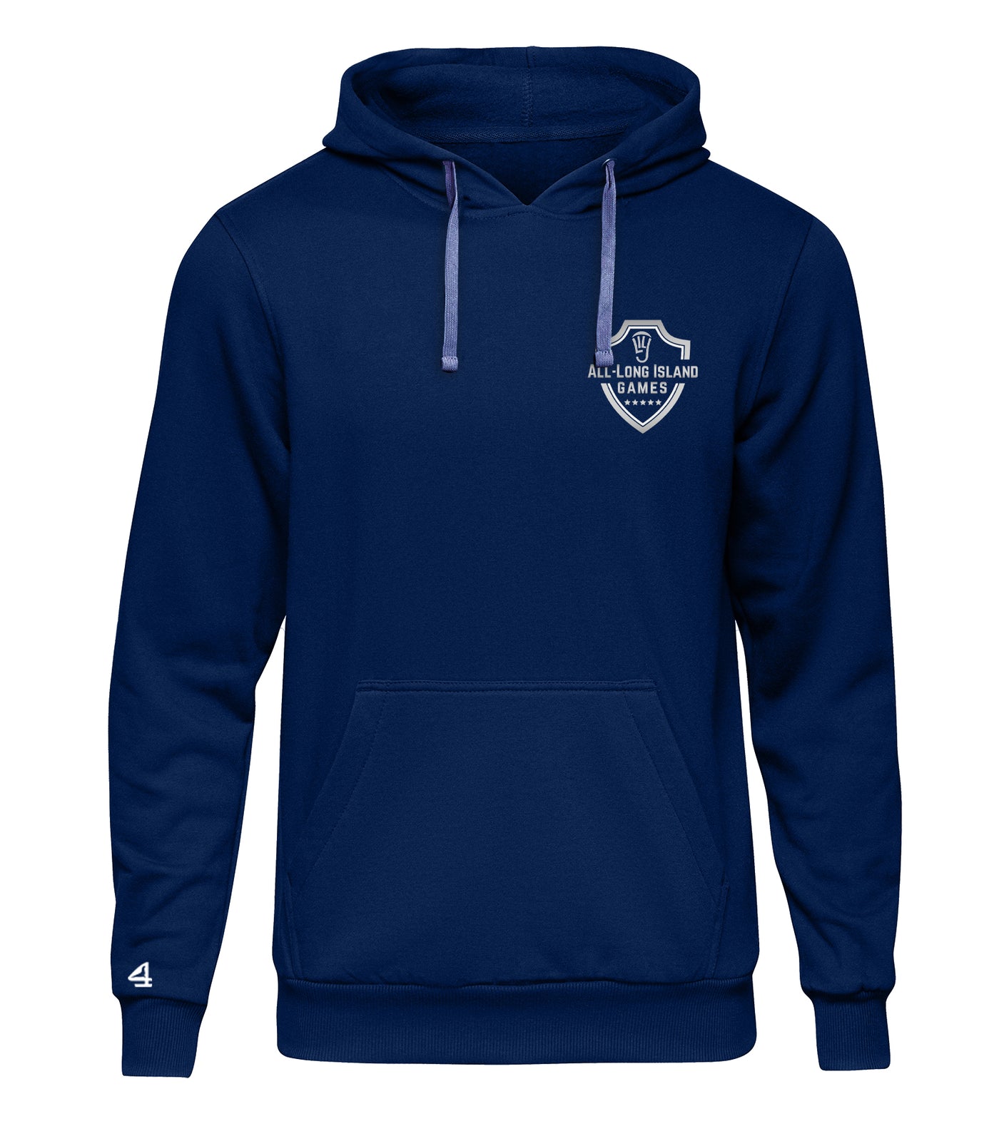 All Long Island Games American LAX Flag Hoodie