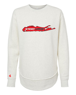 BTB "Be the Best"  Boys Team Women's Weekend Fleece Crewneck Sweatshirt