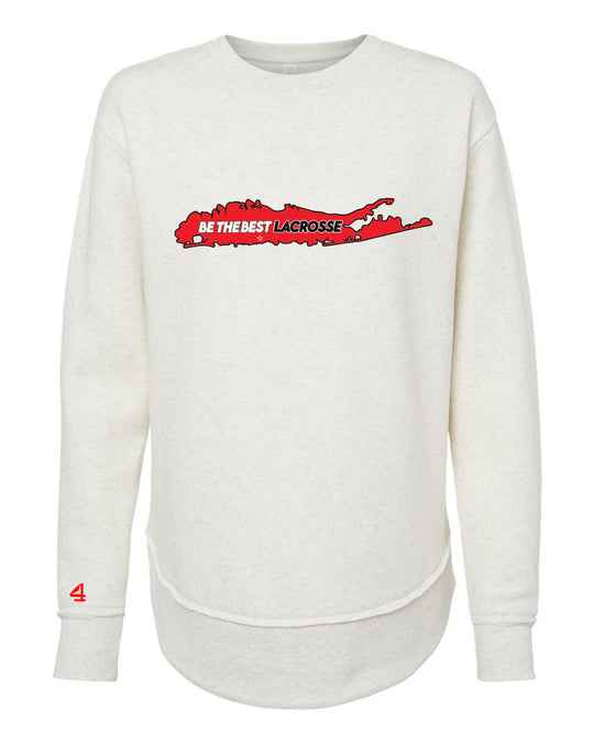 BTB "Be the Best"  Boys Team Women's Weekend Fleece Crewneck Sweatshirt