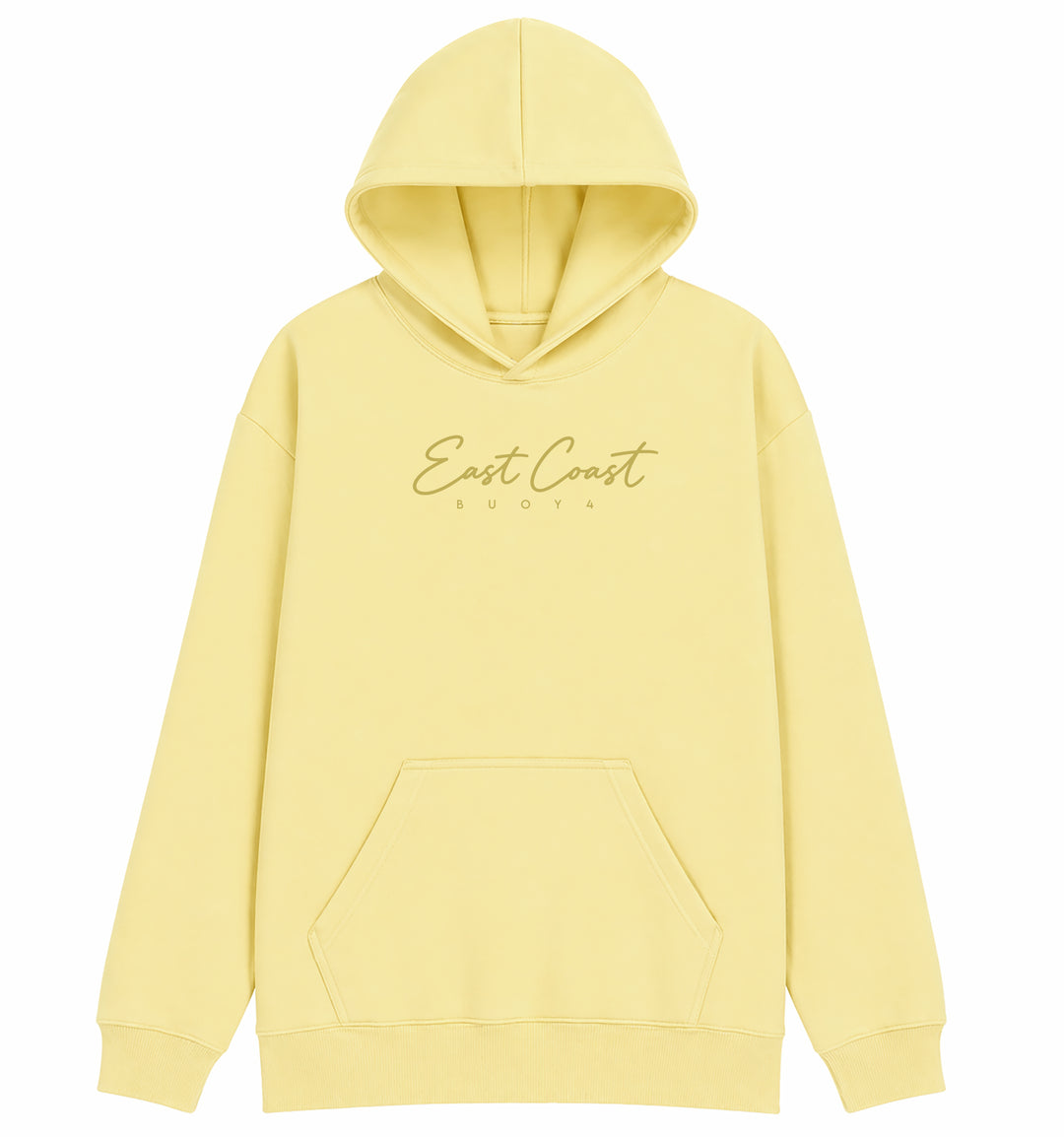 Buoy 4 East Coast Embroidered Women's Oversized Hoodie