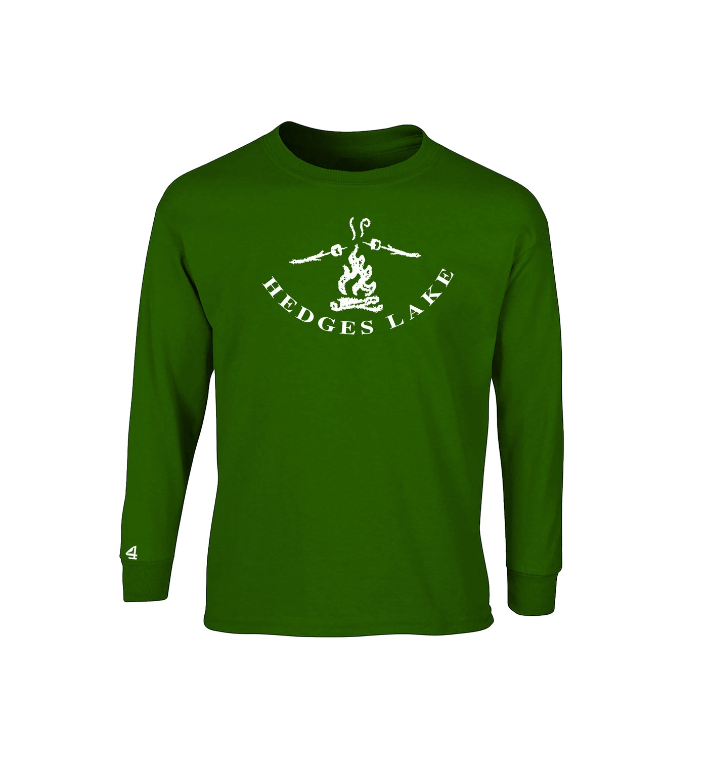 Hedges Lake Campfire Long sleeve tshirt