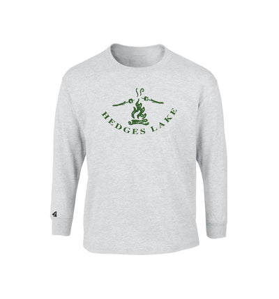 Hedges Lake Campfire Long sleeve tshirt