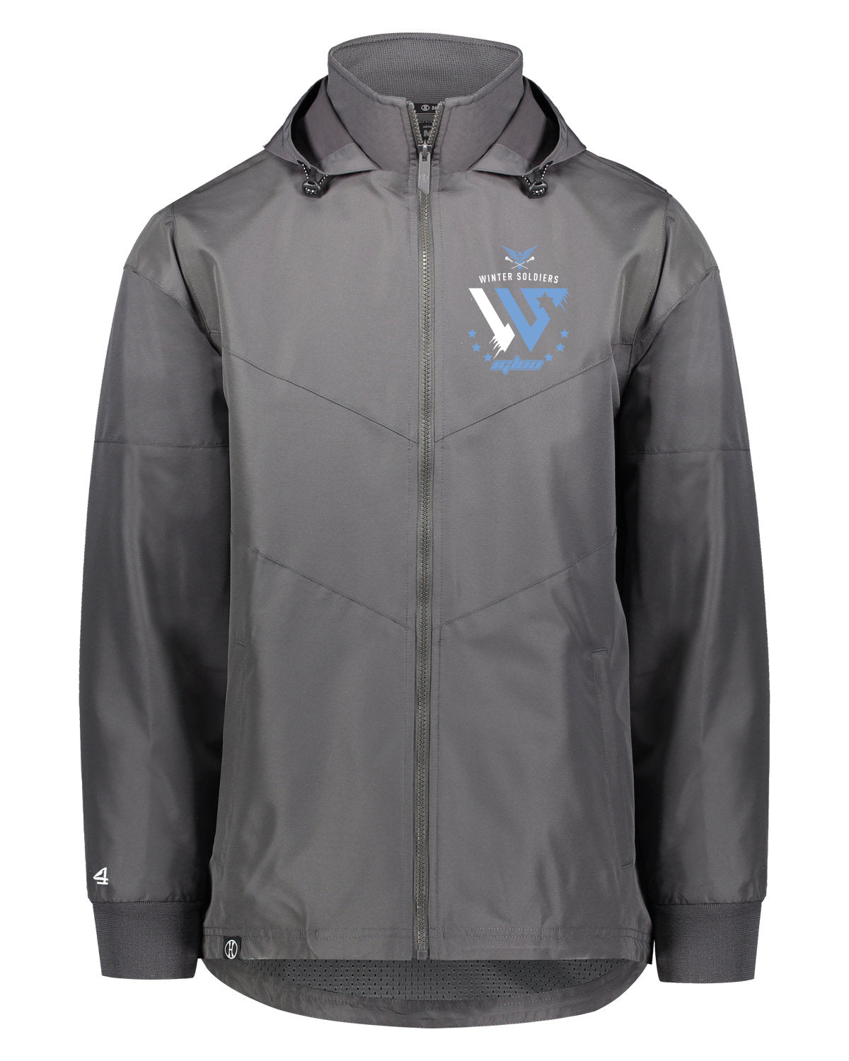 Winter Soldiers Igloo Lacrosse Full-Zip Embroidered Jacket