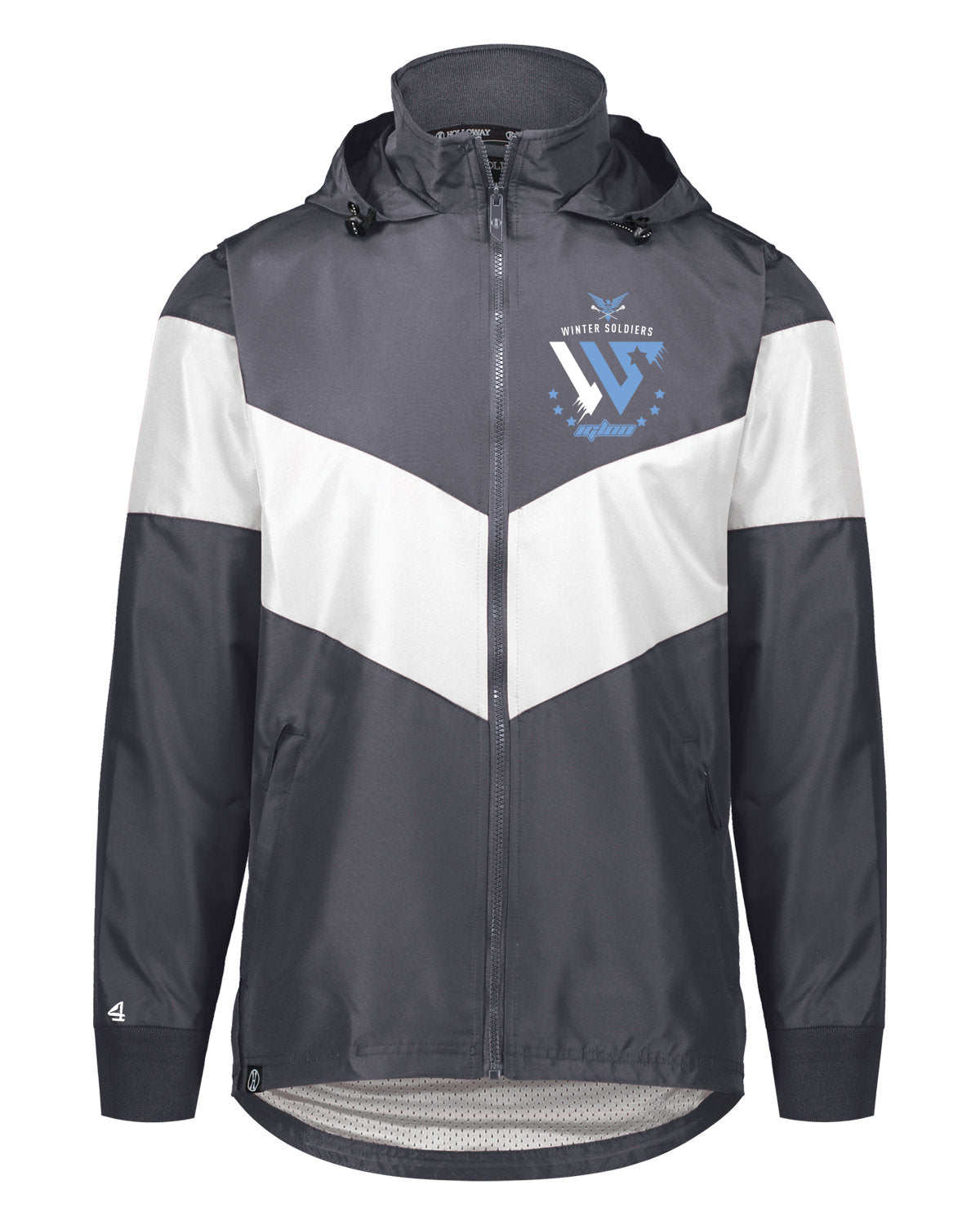 Winter Soldiers Igloo Lacrosse Full-Zip Embroidered Jacket