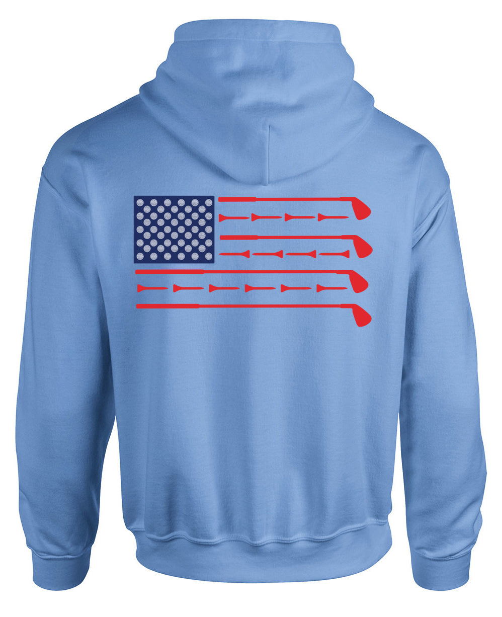 Buoy4 Golf Tee American Flag Hoodie