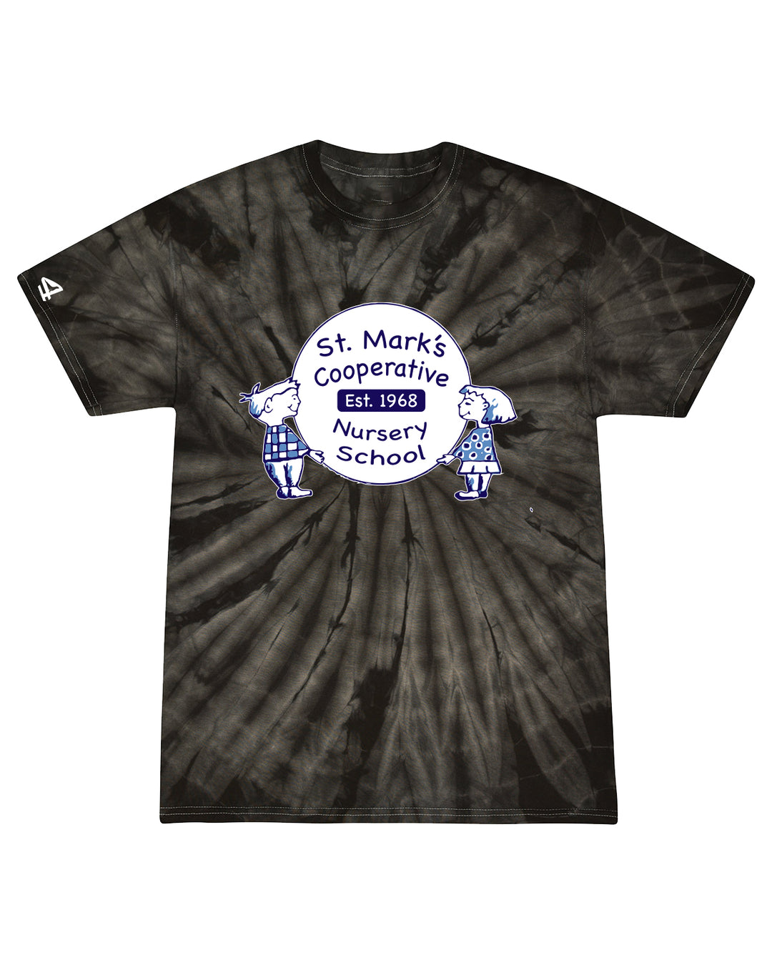 St. Mark's Nursery School Youth and Adult SS Tie Dye T-shirt