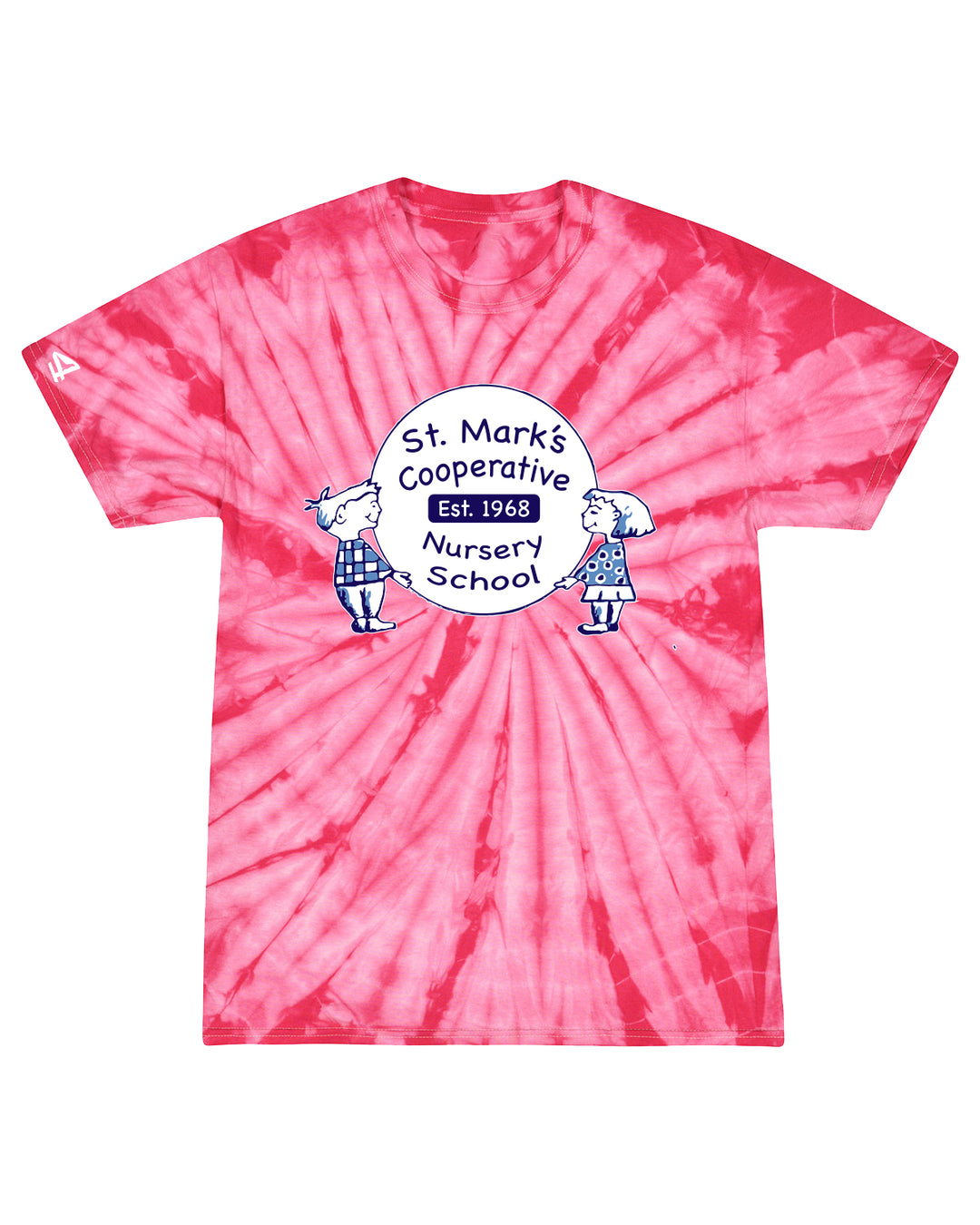St. Mark's Nursery School Youth and Adult SS Tie Dye T-shirt
